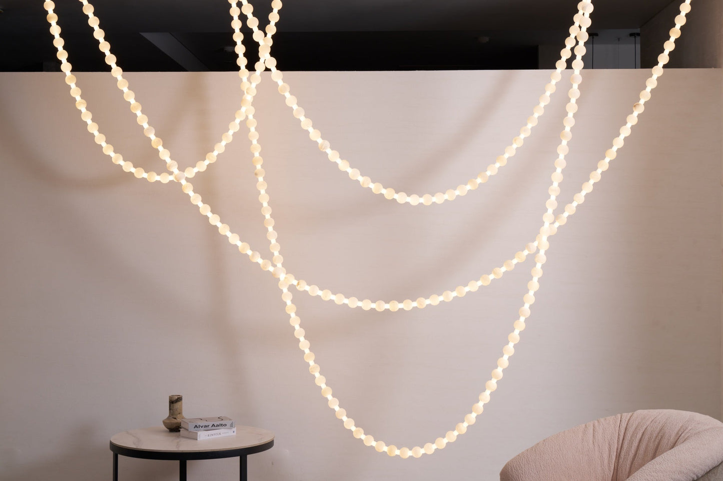 Alabaster Pearl Necklace Chandelier - YIOSI