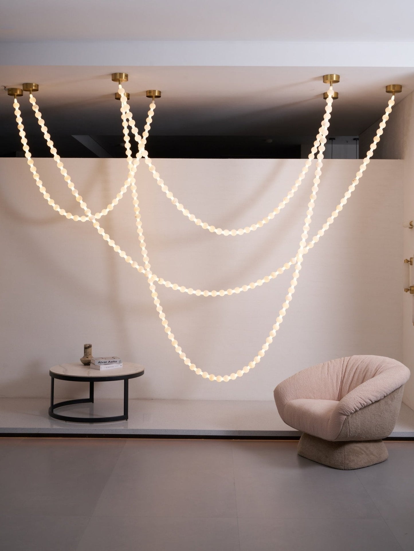 Alabaster Pearl Necklace Chandelier - YIOSI