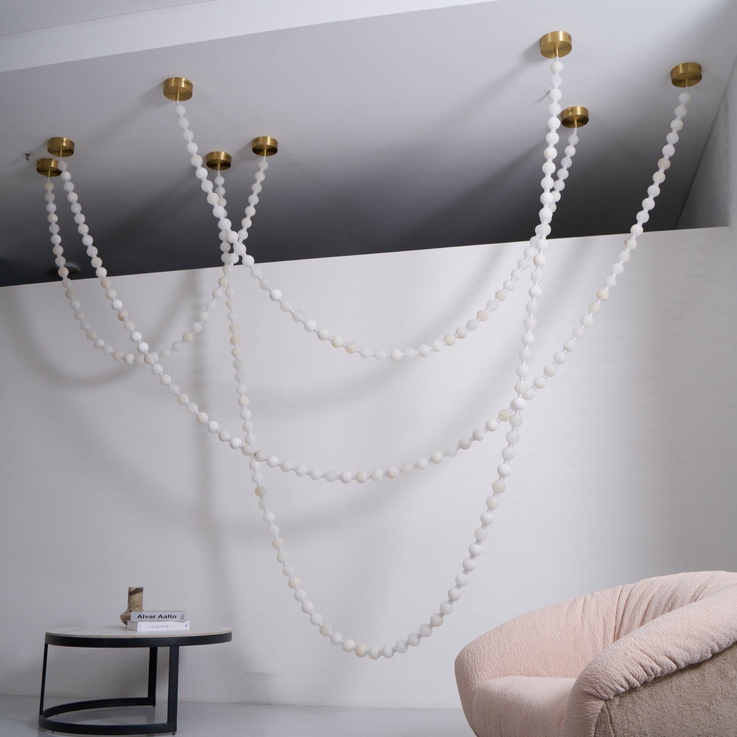 Alabaster Pearl Necklace Chandelier - YIOSI