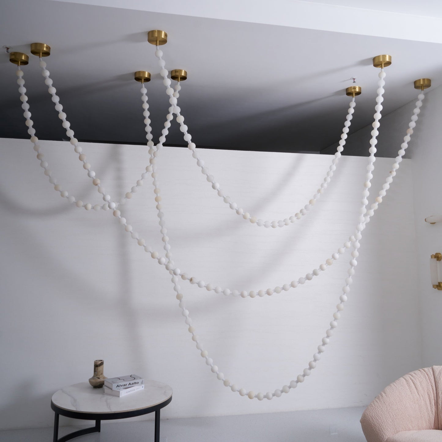 Alabaster Pearl Necklace Chandelier - YIOSI