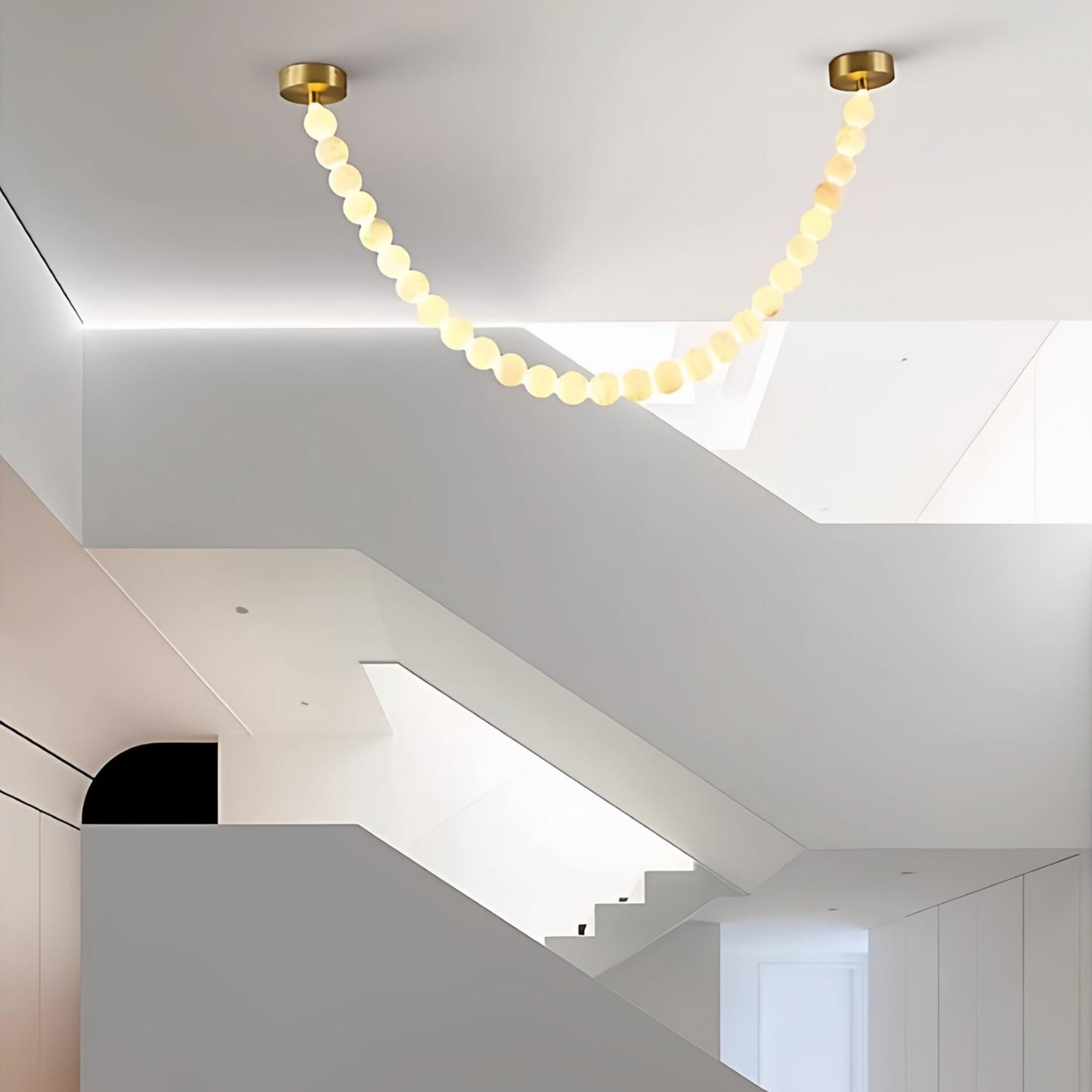 Alabaster Pearl Necklace Chandelier - YIOSI