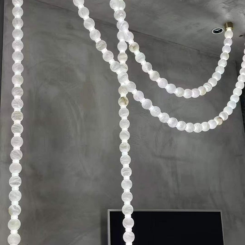 Alabaster Pearl Necklace Chandelier - YIOSI