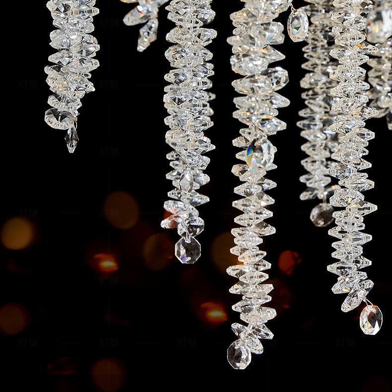 Albero Gold Crystal Chandelier with 8, 10, or 14 Heads