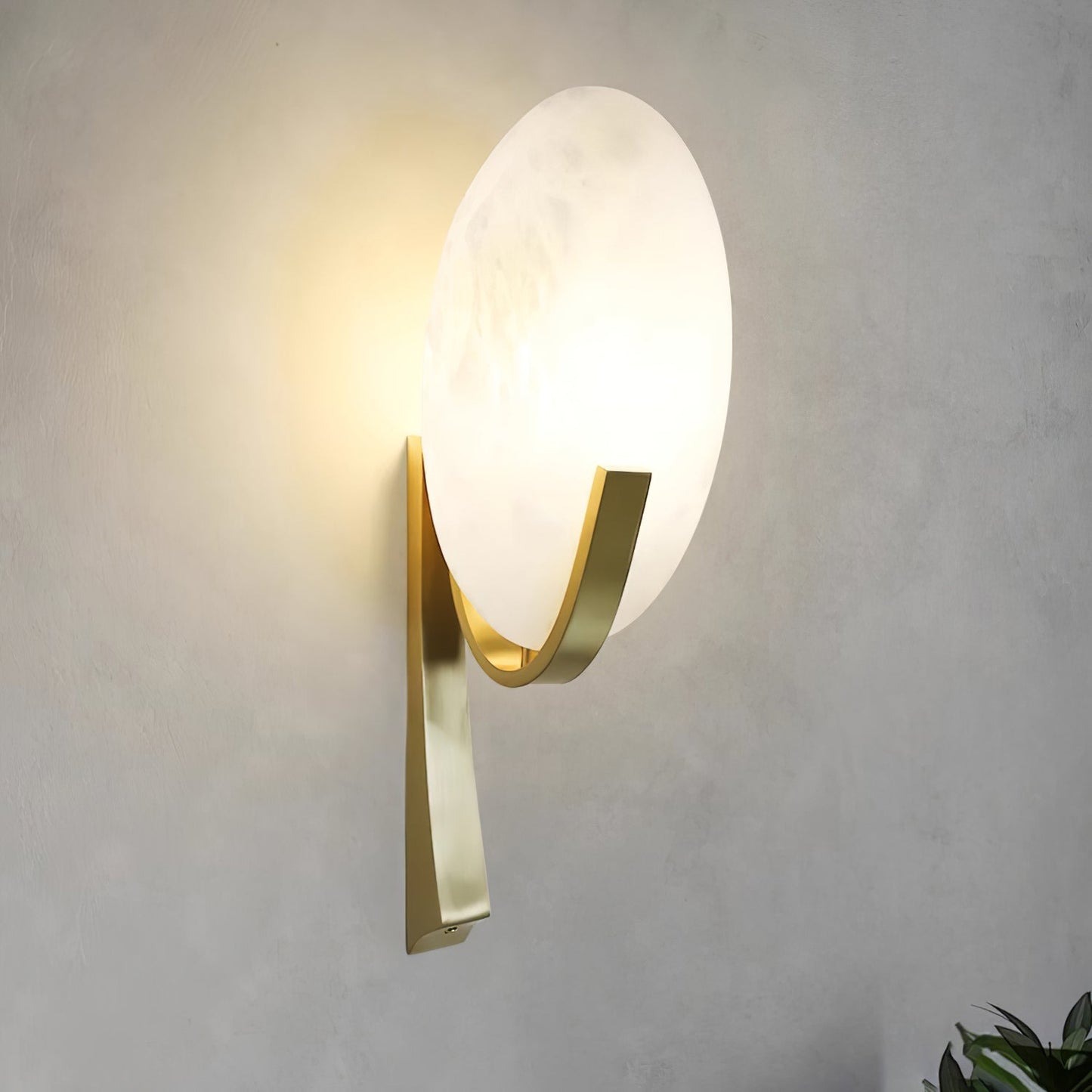 Alice Alabaster Plug - in Wall Lamp - YIOSI