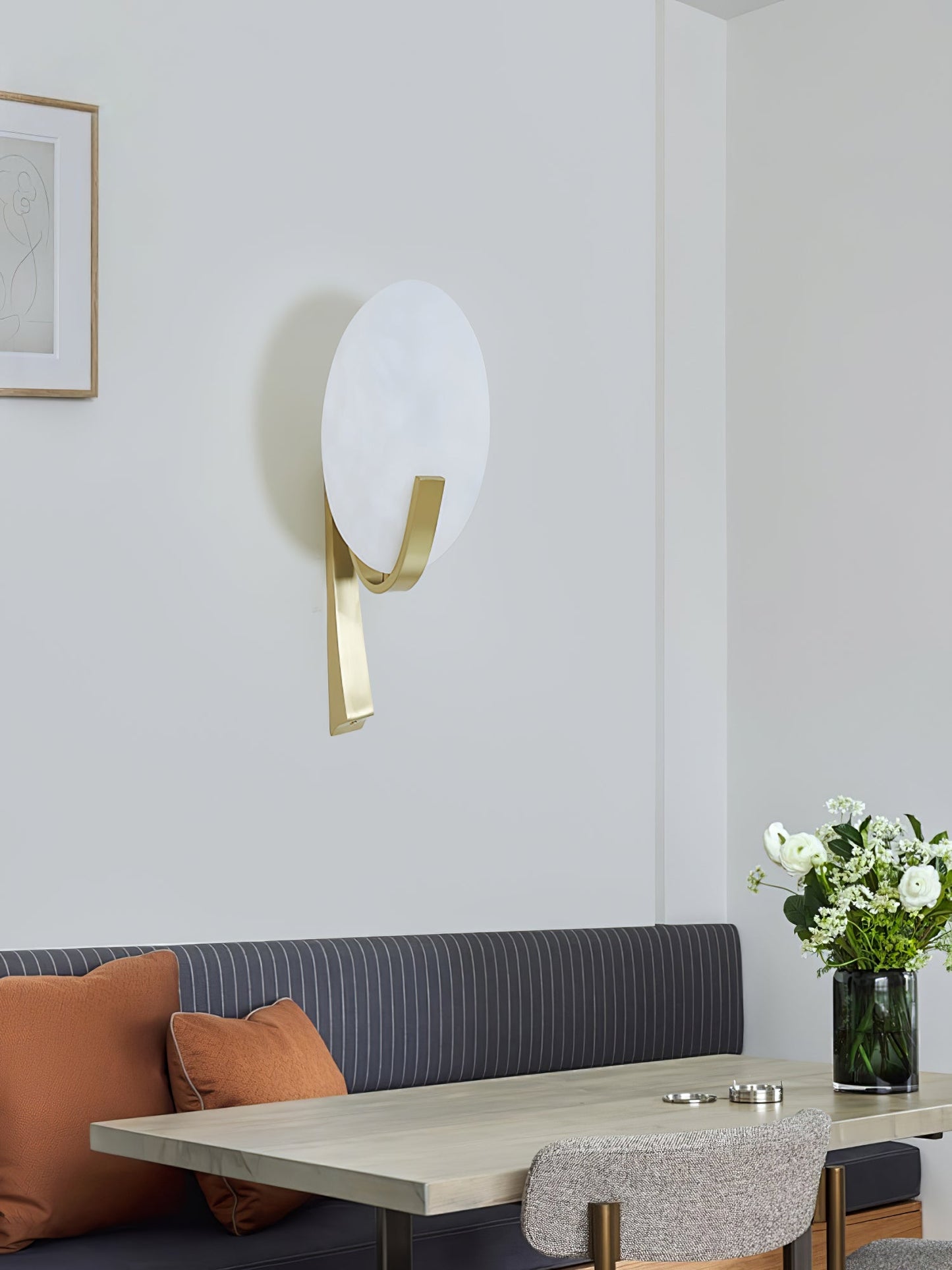 Alice Alabaster Plug - in Wall Lamp - YIOSI
