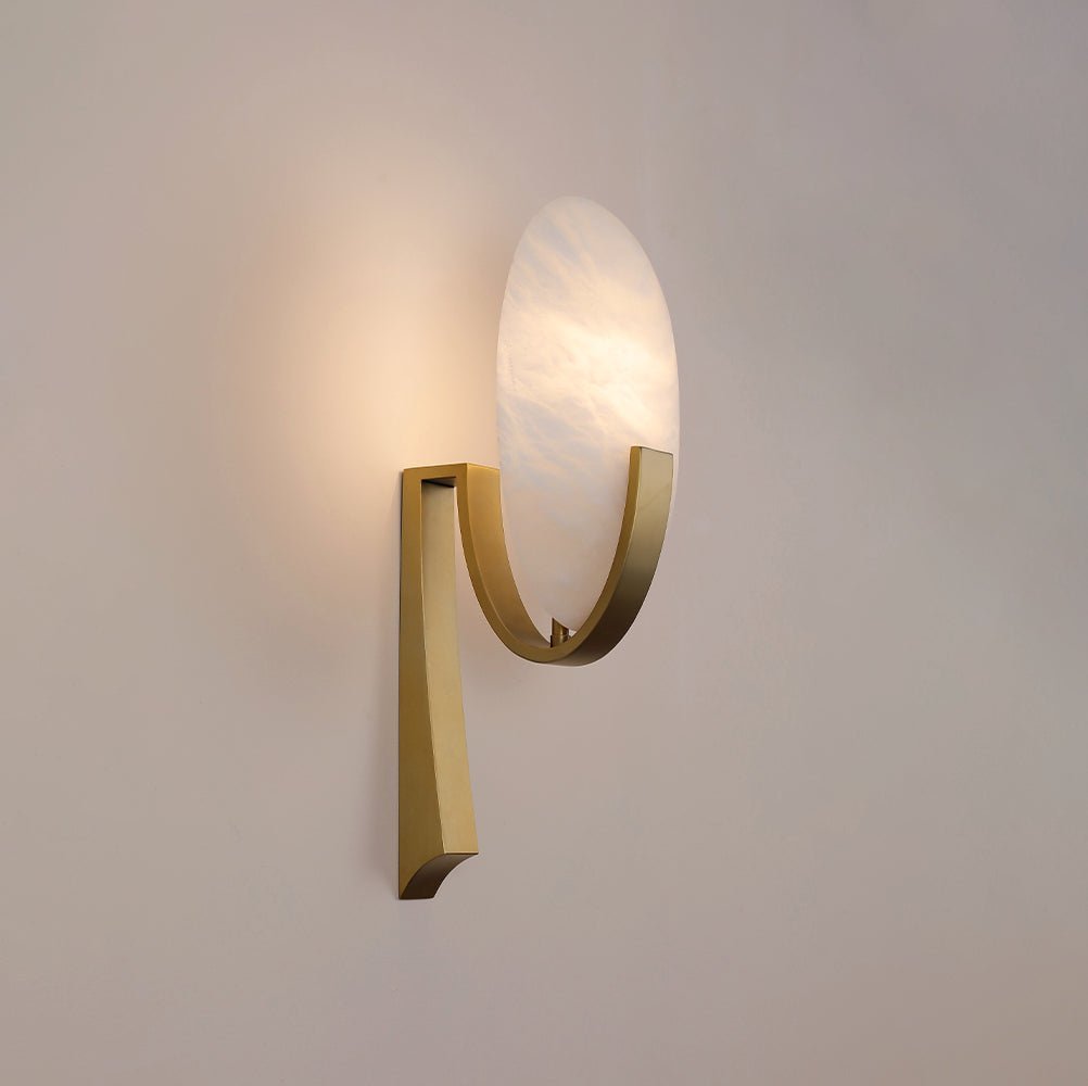 Alice Alabaster Plug - in Wall Lamp - YIOSI