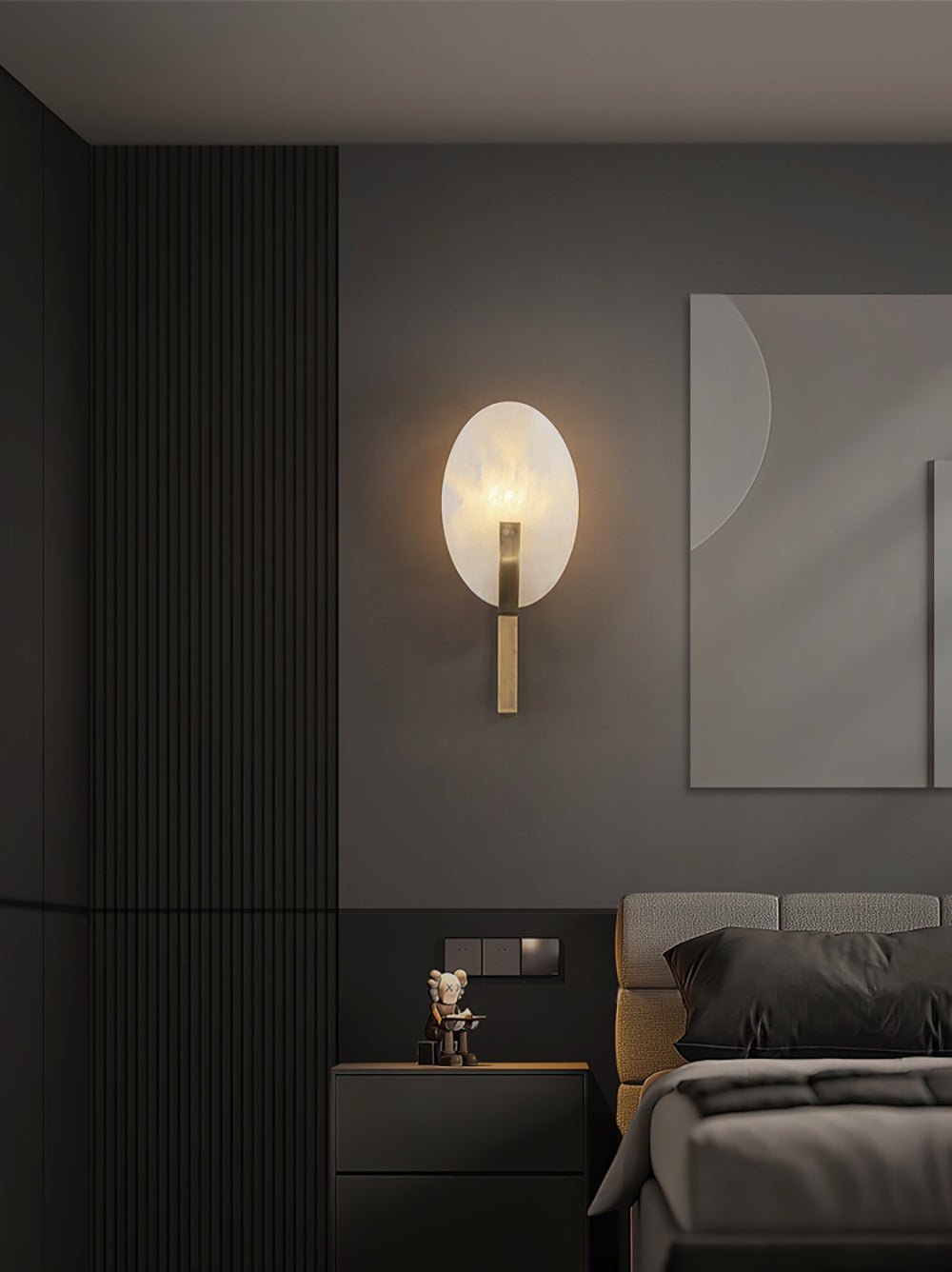 Alice Alabaster Plug - in Wall Lamp - YIOSI