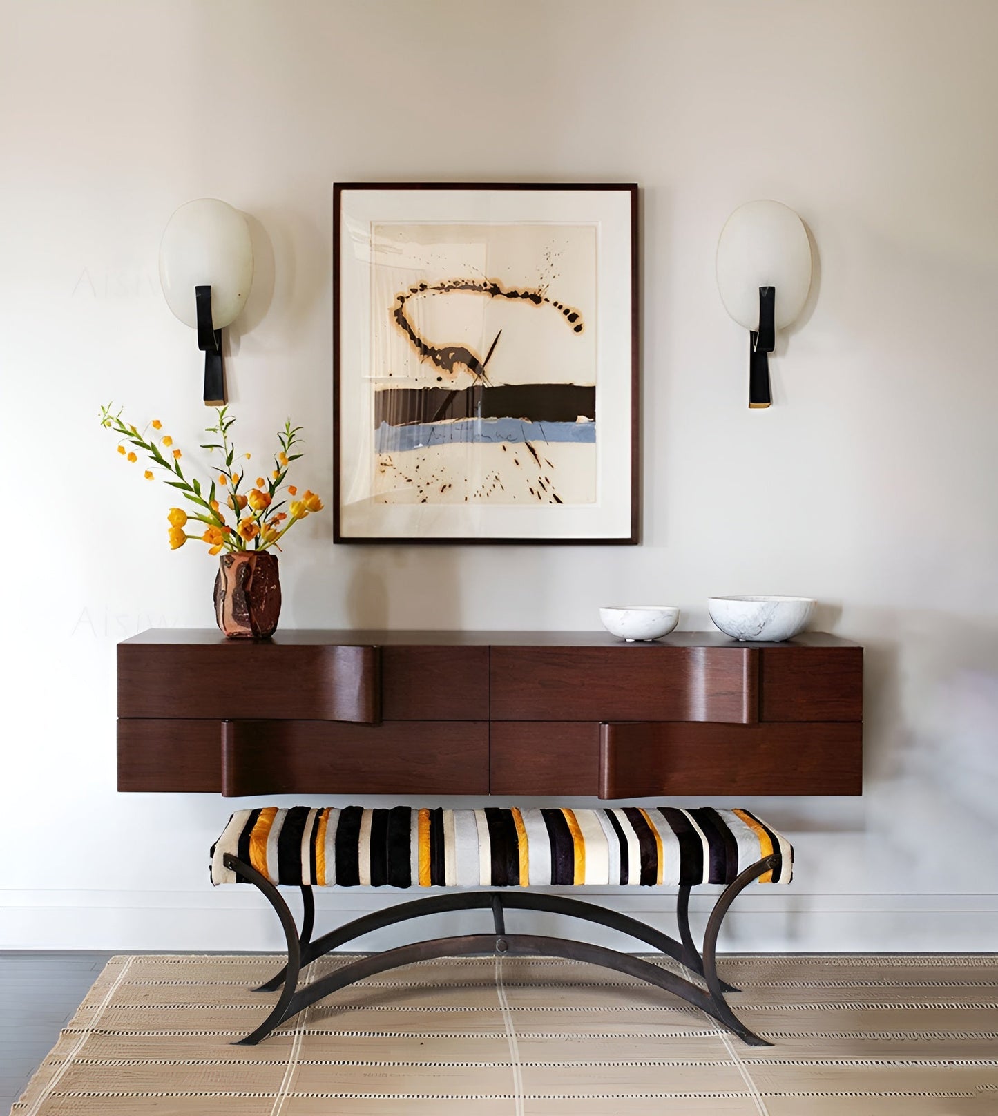 Alice Alabaster Plug - in Wall Lamp - YIOSI