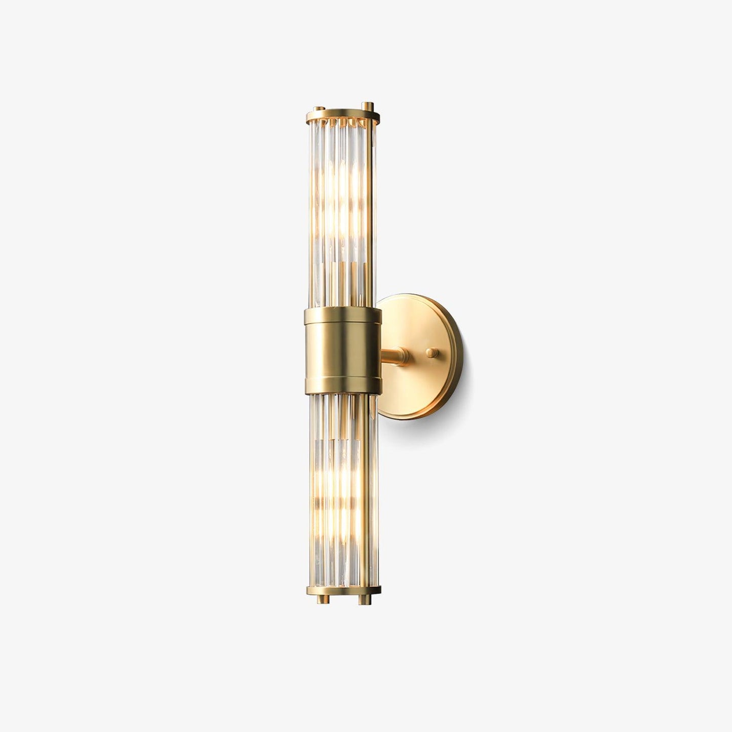 Celeste Brass Cylinder Wall Light – Mid Century Modern Sconce