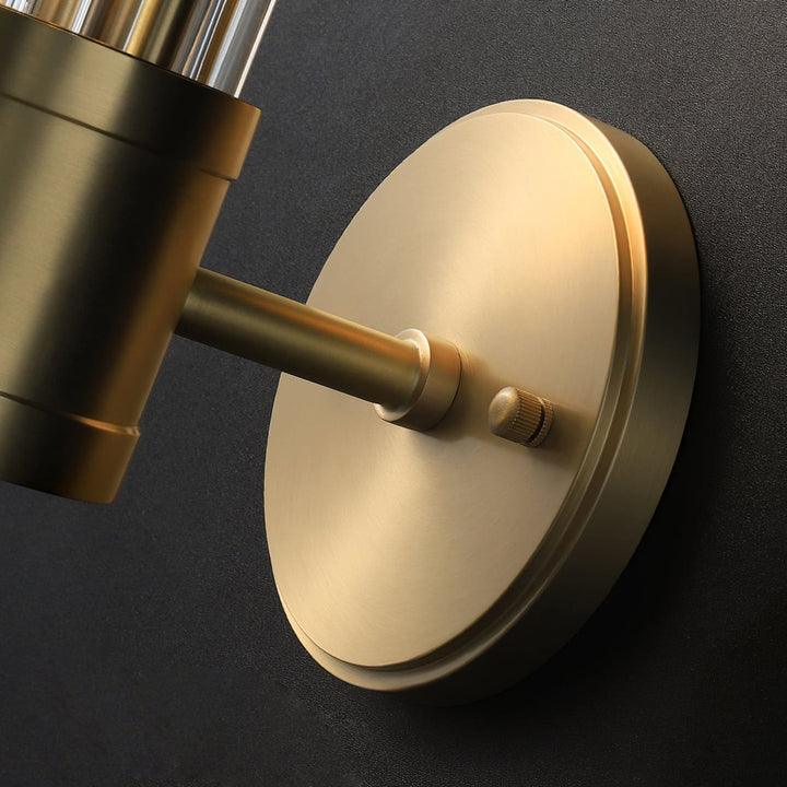 Celeste Brass Cylinder Wall Light – Mid Century Modern Sconce