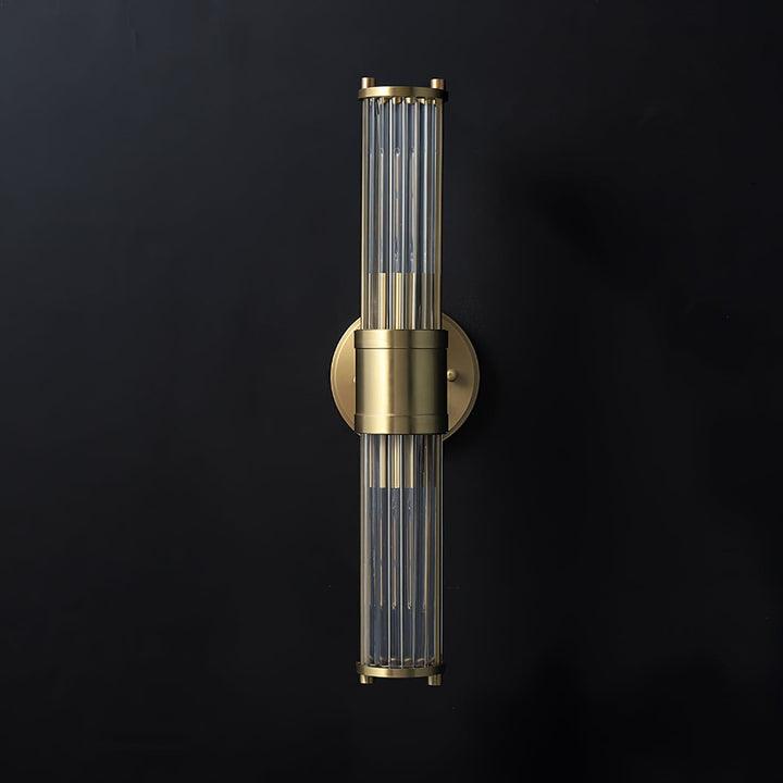 Celeste Brass Cylinder Wall Light – Mid Century Modern Sconce