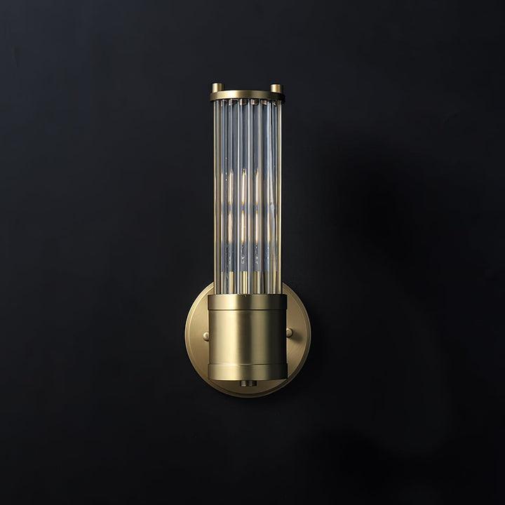 Celeste Brass Cylinder Wall Light – Mid Century Modern Sconce
