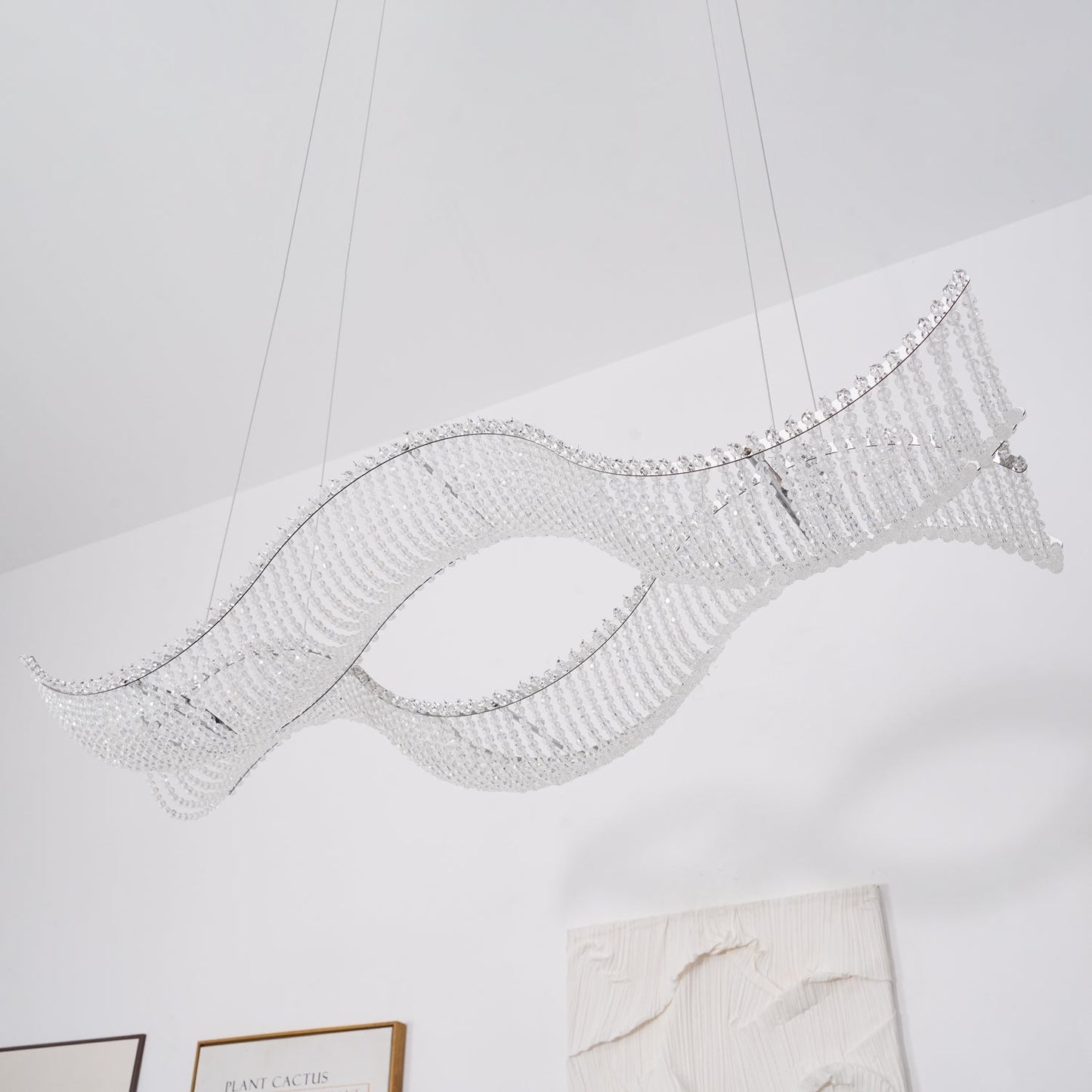 Alon Crystal Chandelier Luxury LED Pendant Light