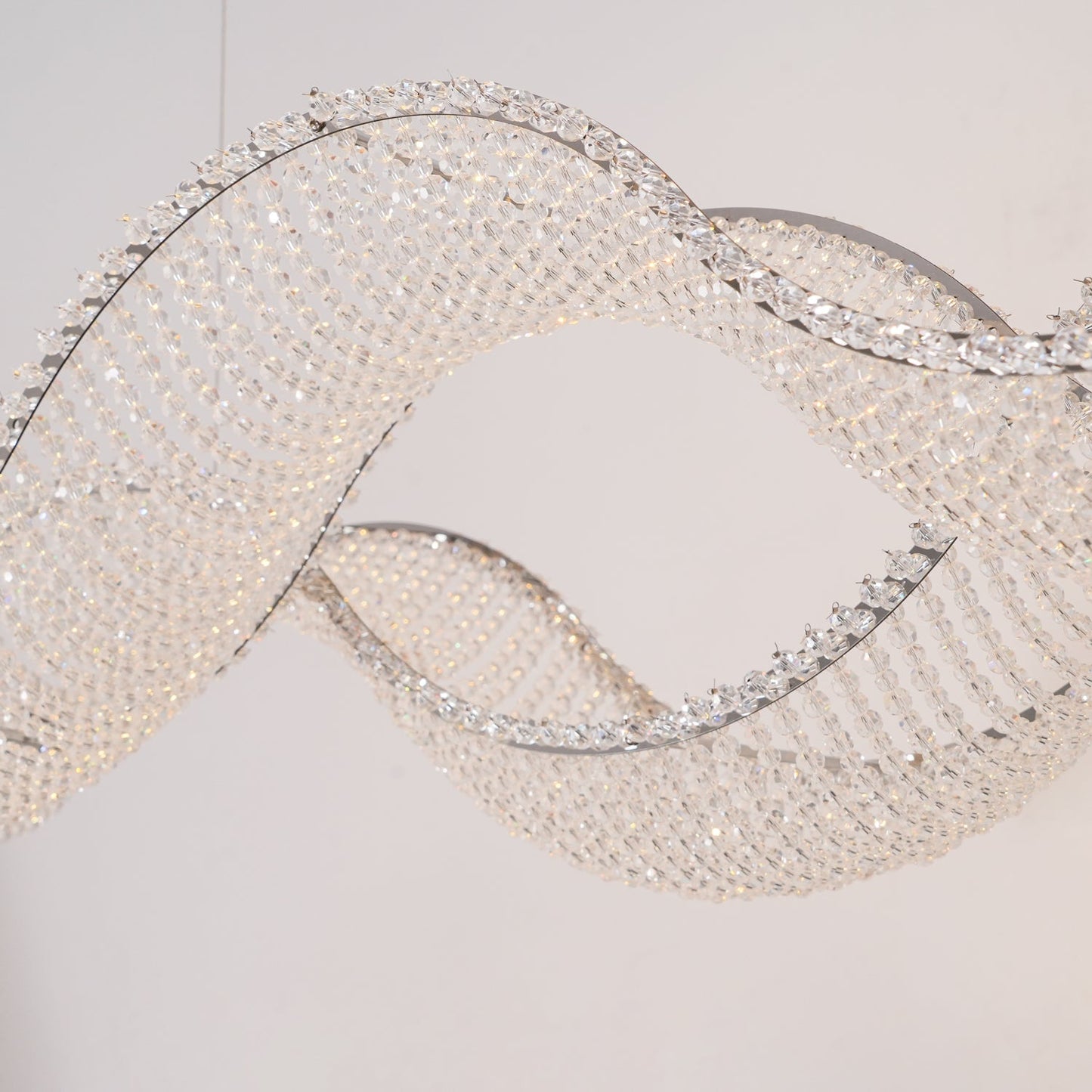 Alon Crystal Chandelier Luxury LED Pendant Light