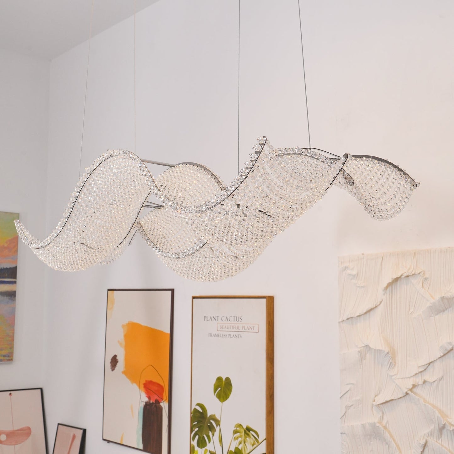 Alon Crystal Chandelier Luxury LED Pendant Light