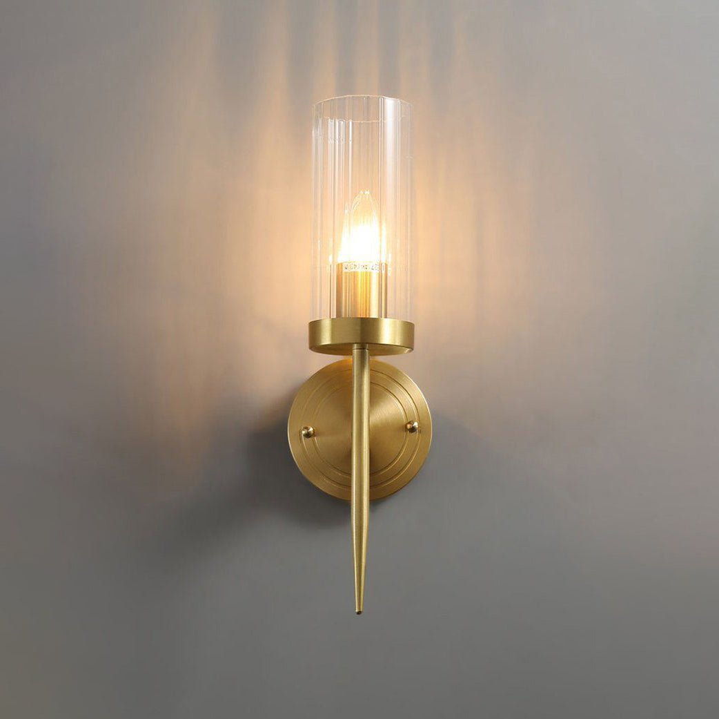 Vakkerlight Alouette Brass Wall Sconce with Dual Head Option