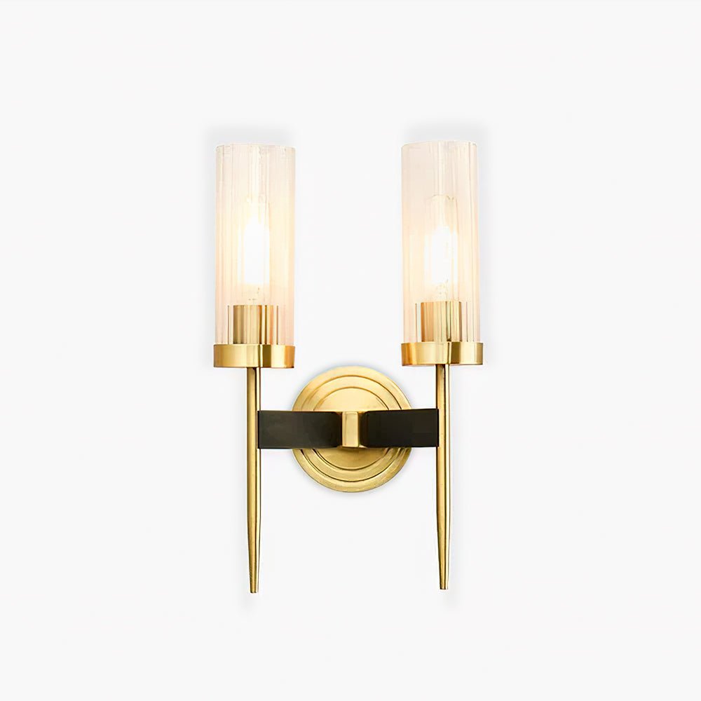 Vakkerlight Alouette Brass Wall Sconce with Dual Head Option