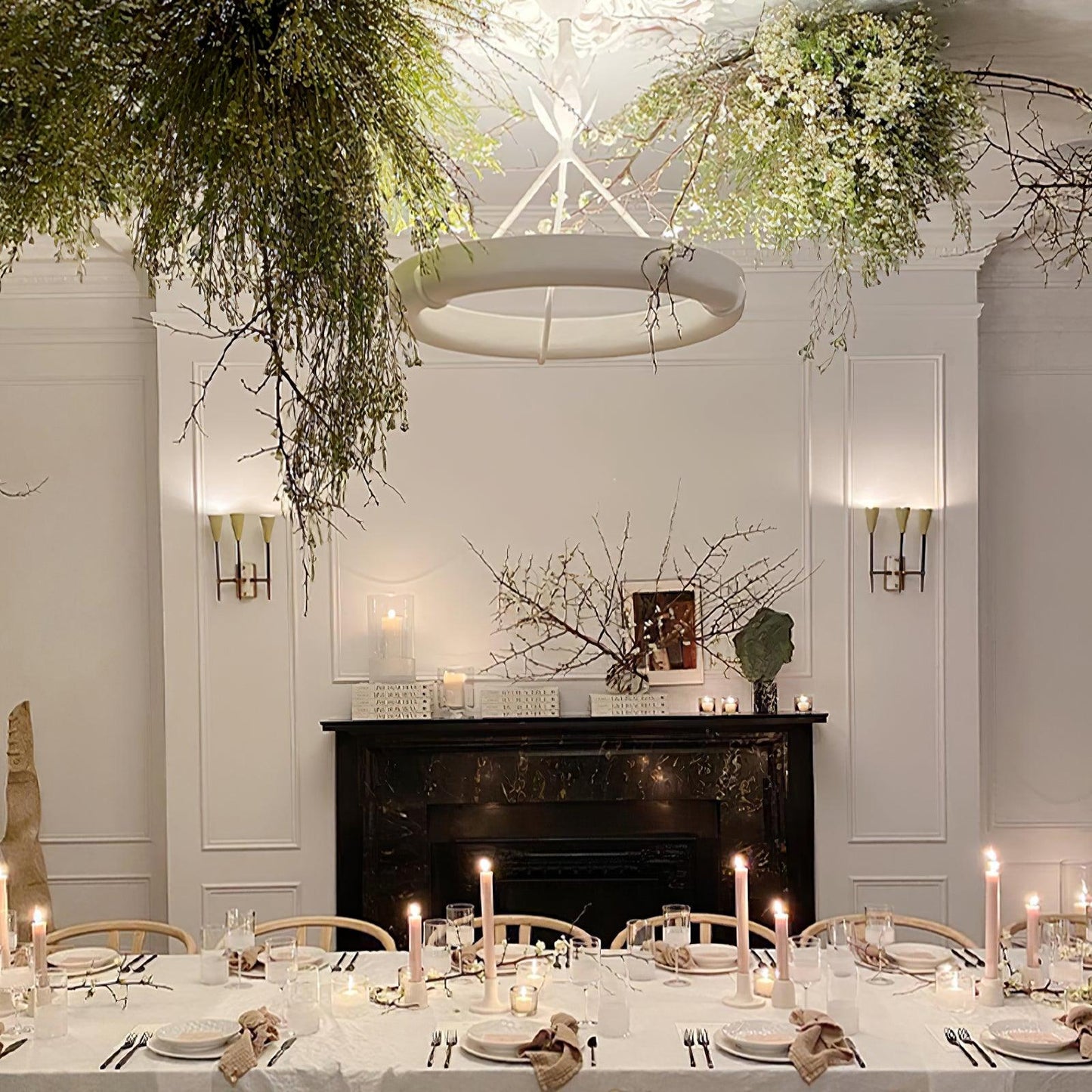 Tinsley Plaster Chandelier - YIOSI