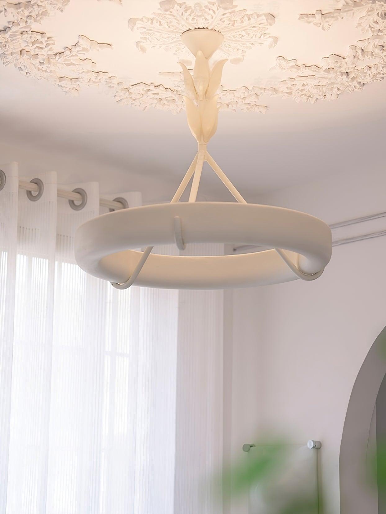 Tinsley Plaster Chandelier - YIOSI