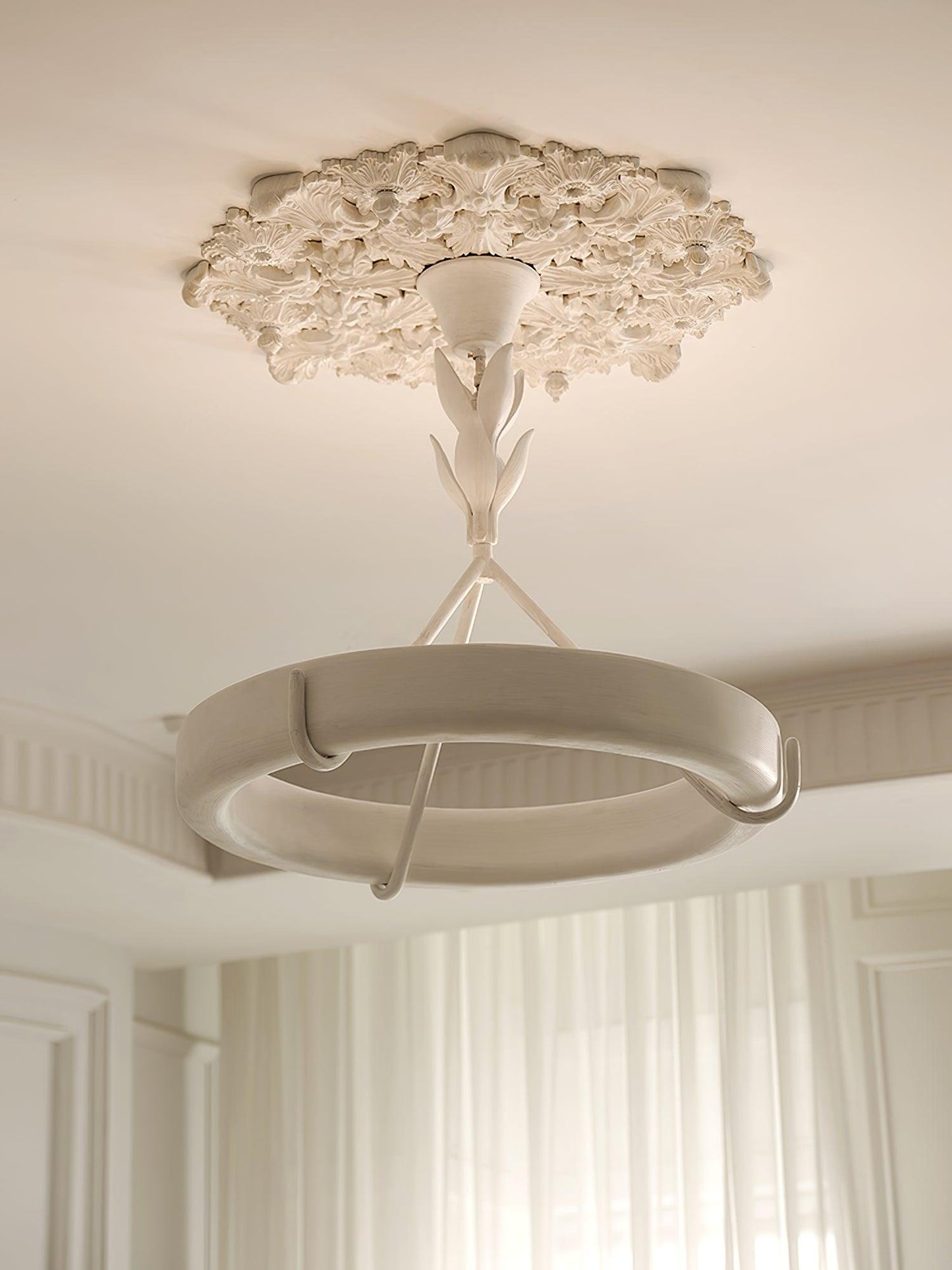Tinsley Plaster Chandelier - YIOSI