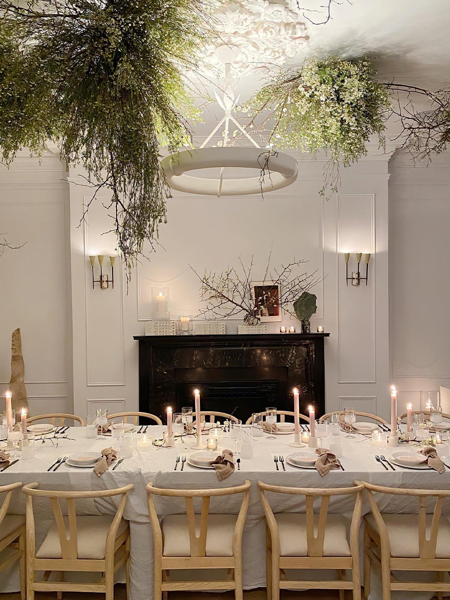 Tinsley Plaster Chandelier - YIOSI