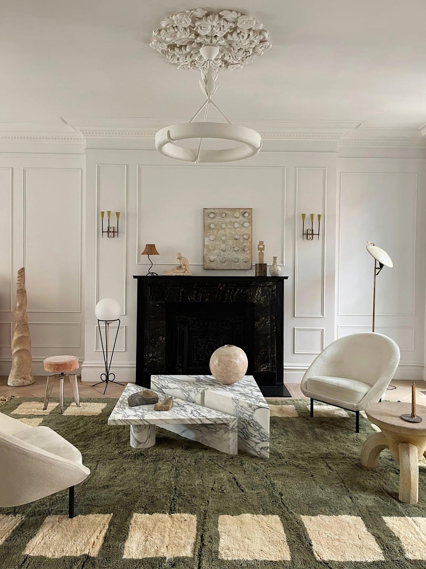 Tinsley Plaster Chandelier - YIOSI