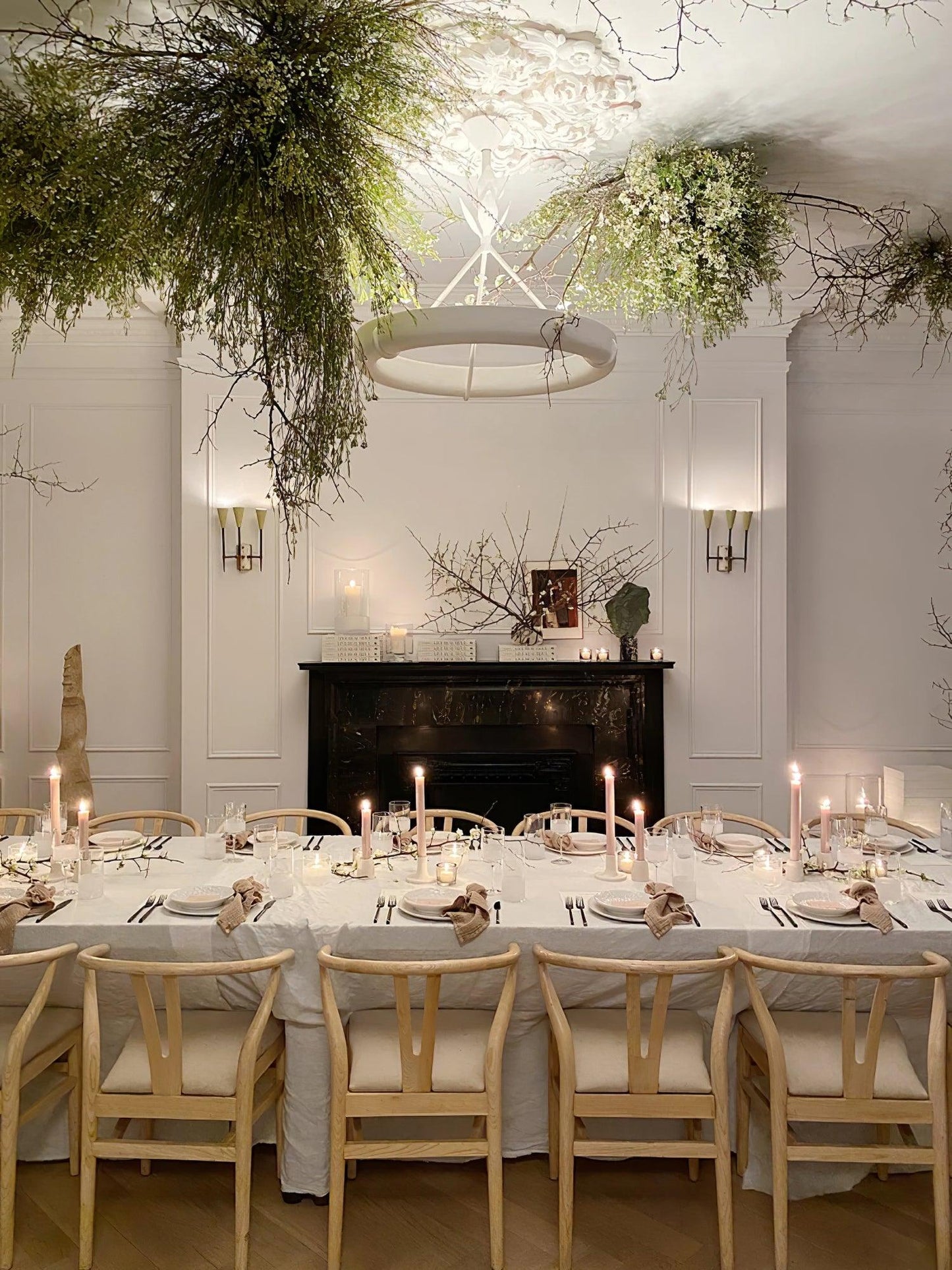Tinsley Plaster Chandelier - YIOSI