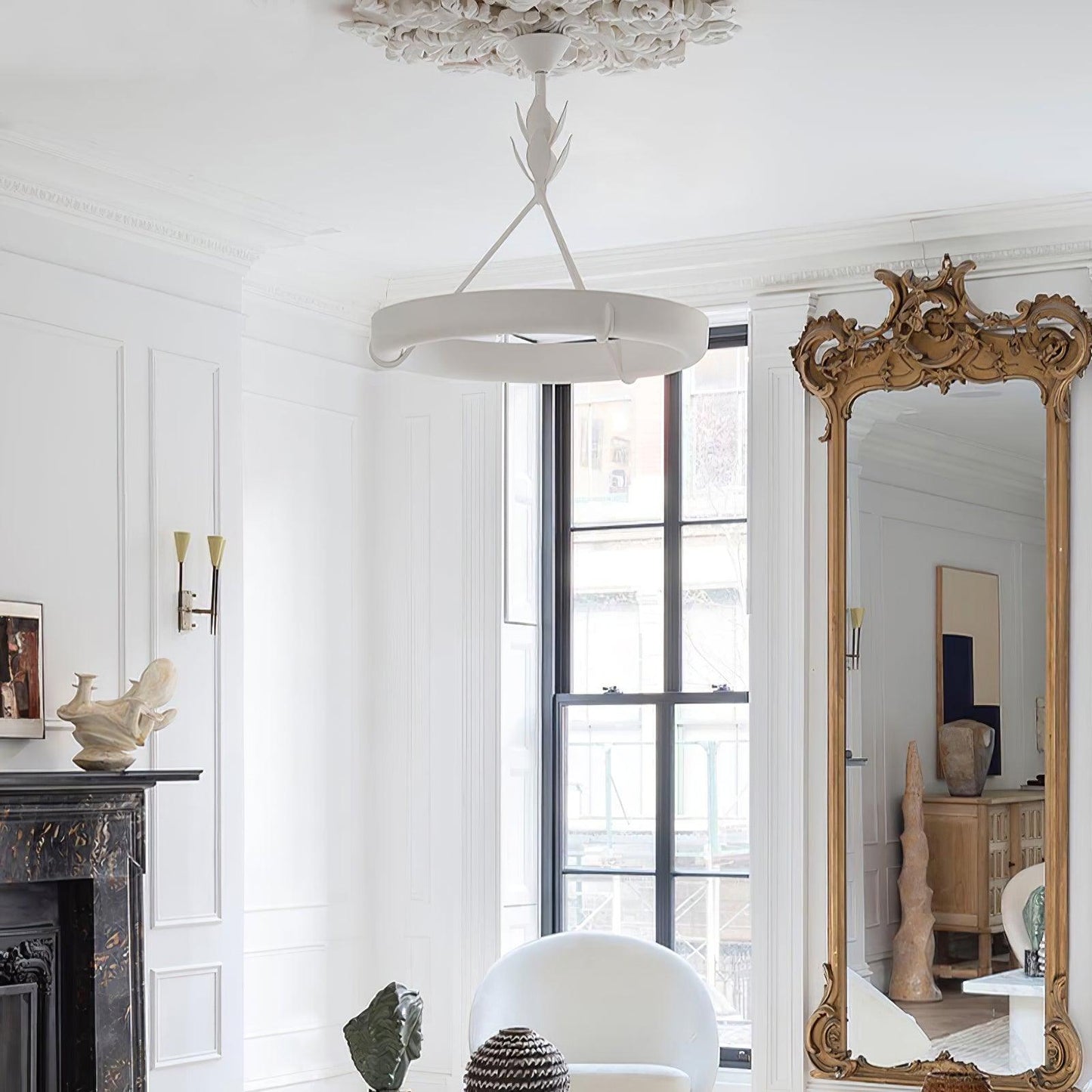 Tinsley Plaster Chandelier - YIOSI