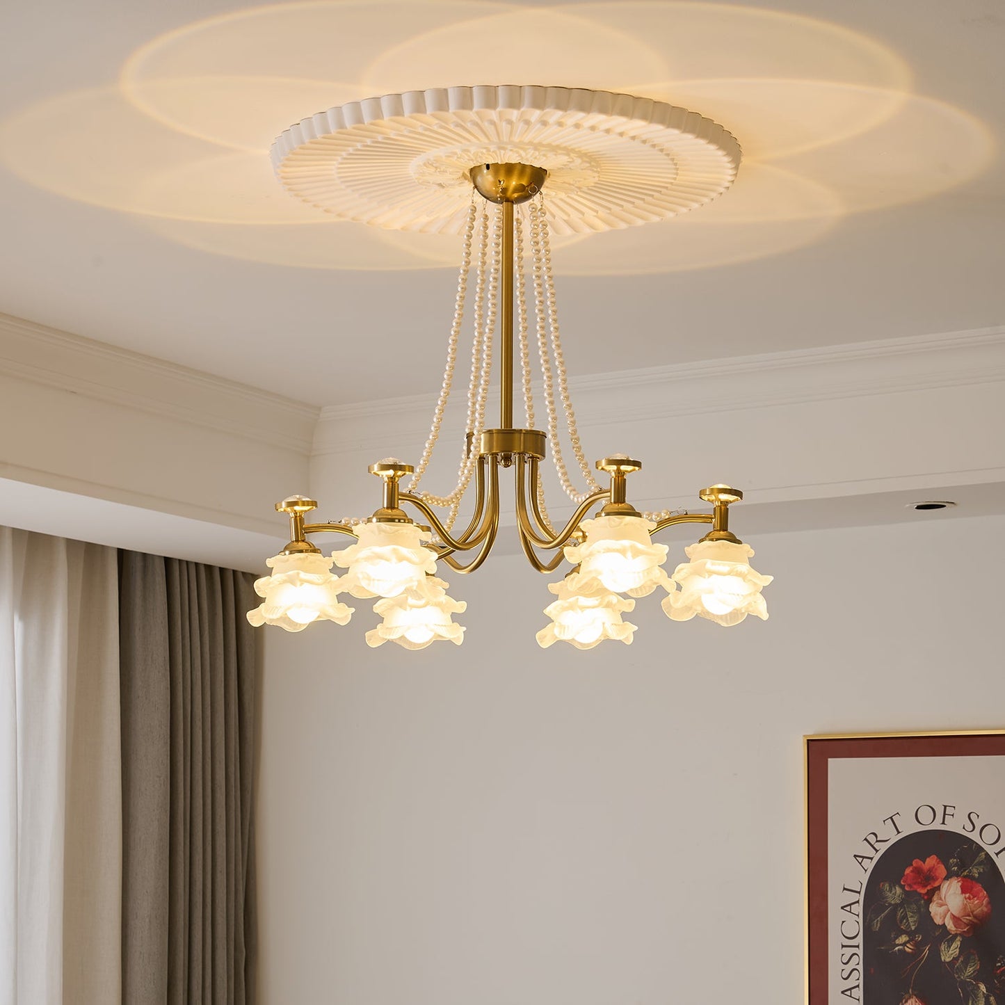 Amaris Rose Chandelier - YIOSI