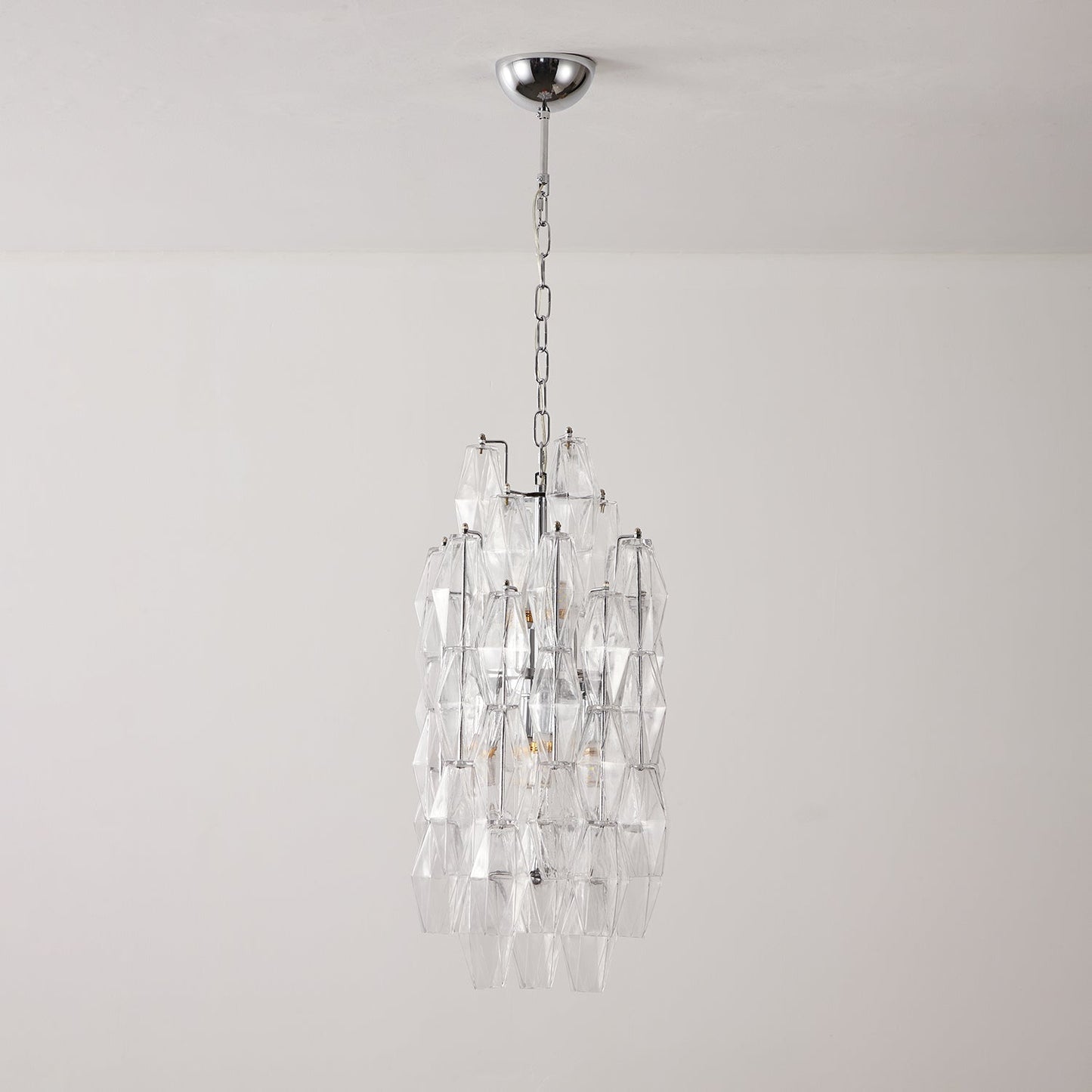 Amber Prism Long Chandelier - YIOSI