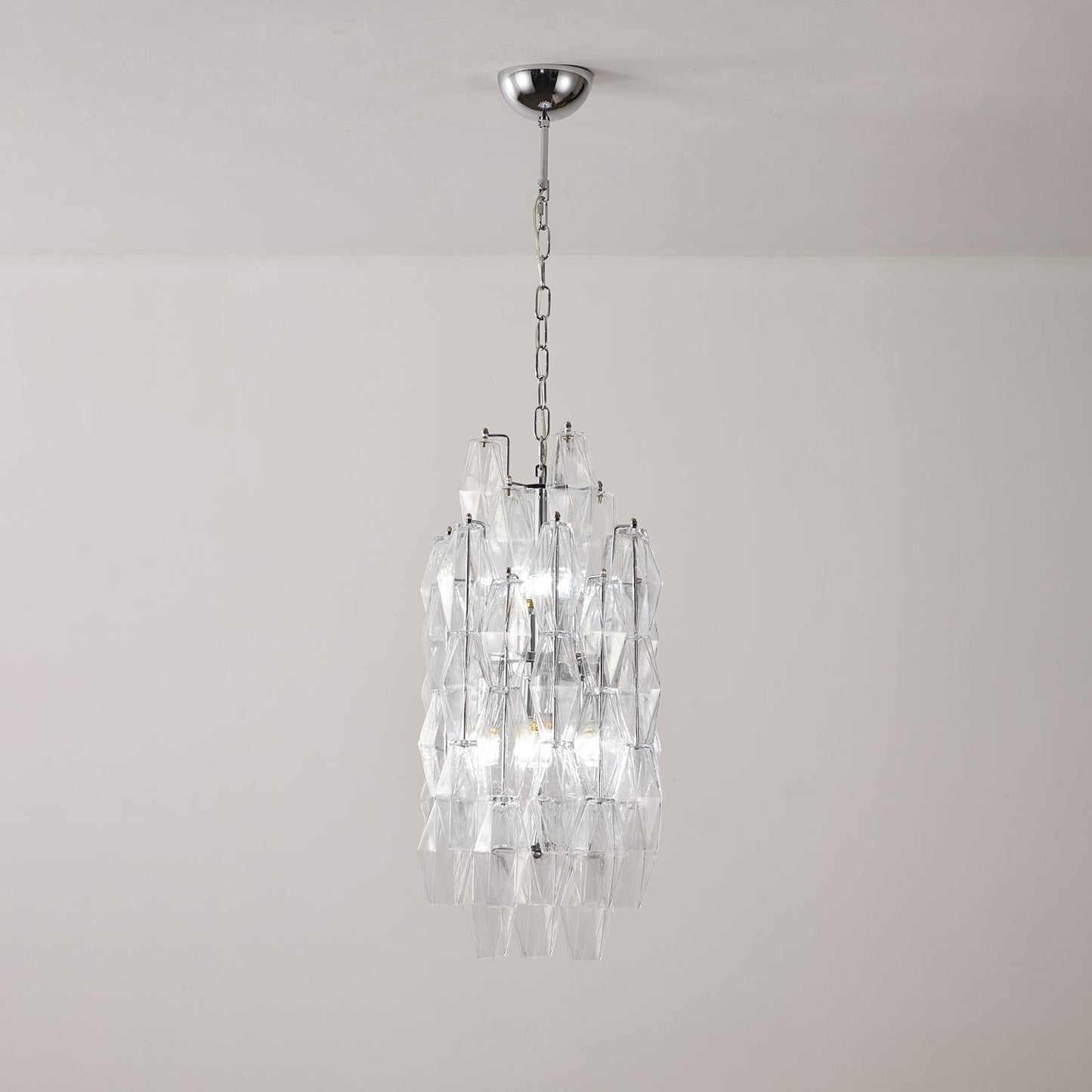 Amber Prism Long Chandelier - YIOSI