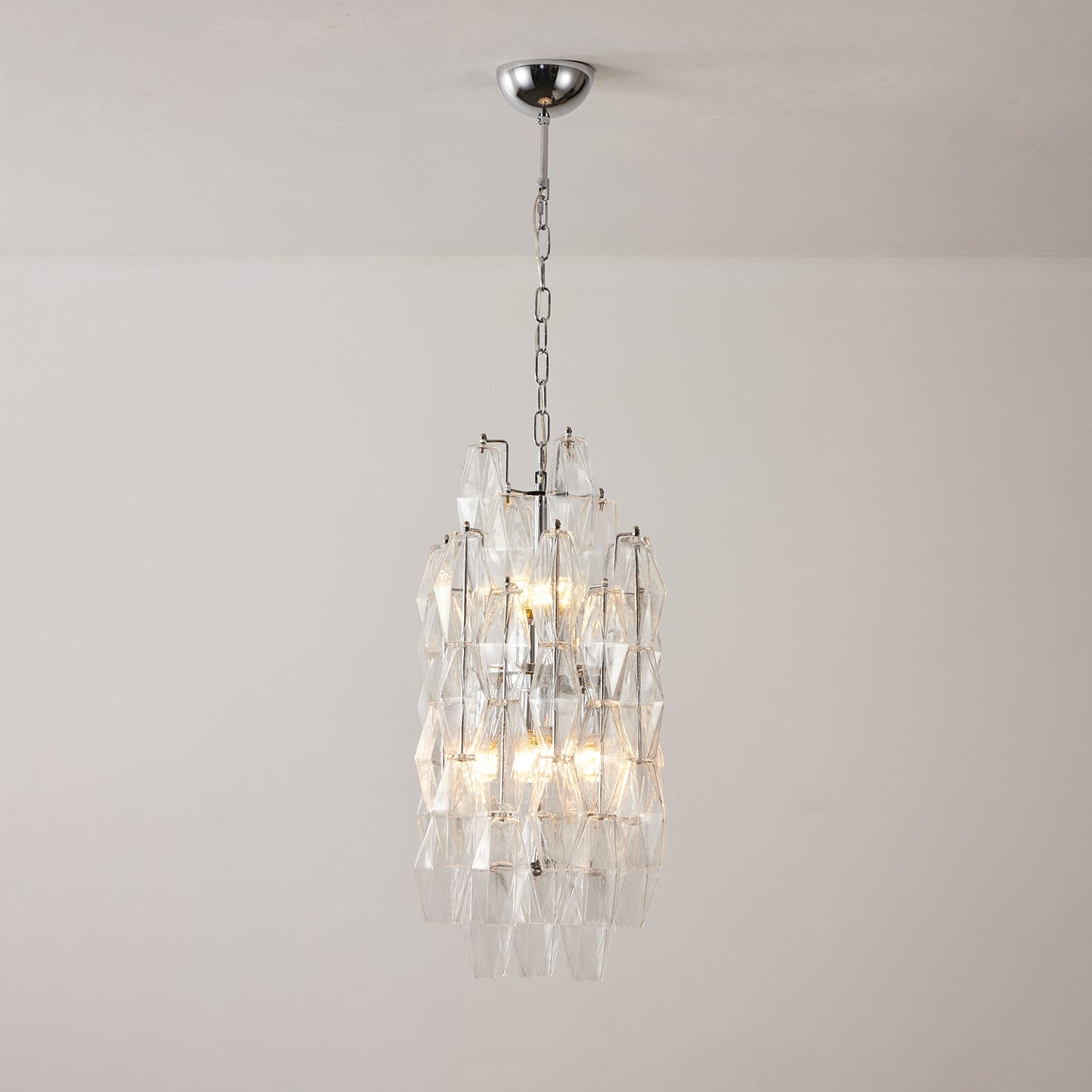 Amber Prism Long Chandelier - YIOSI