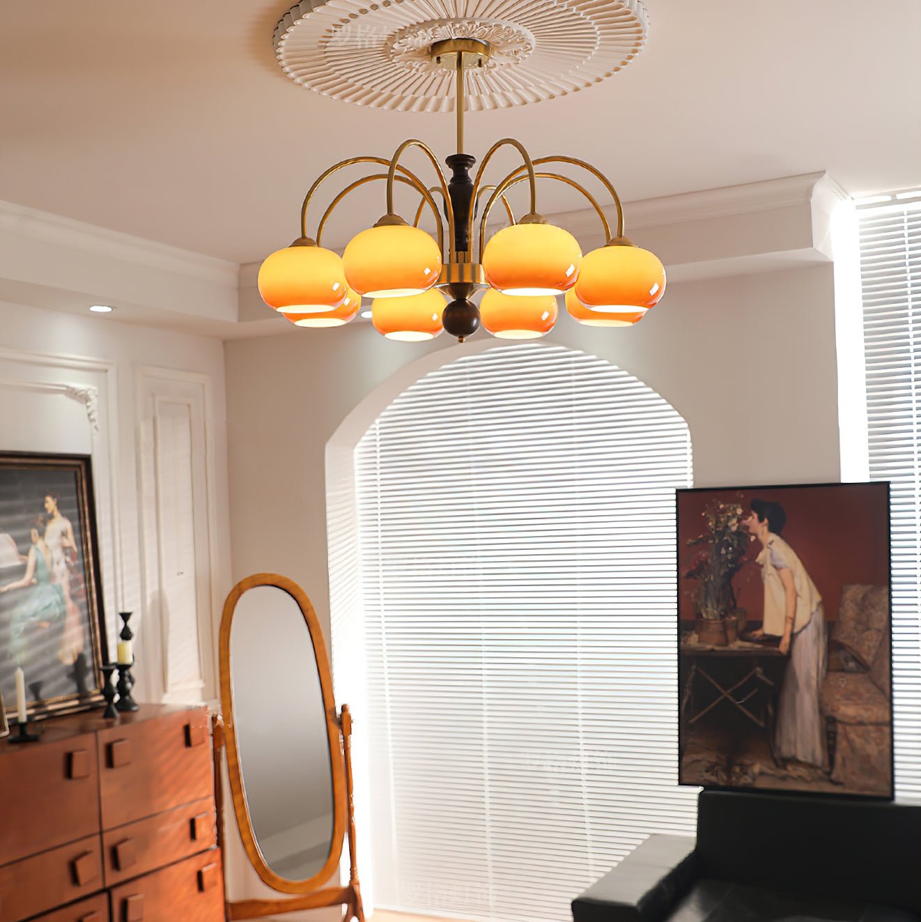 Amberly Arch Chandelier - YIOSI