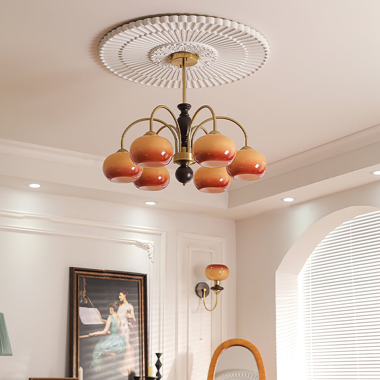 Amberly Arch Chandelier - YIOSI