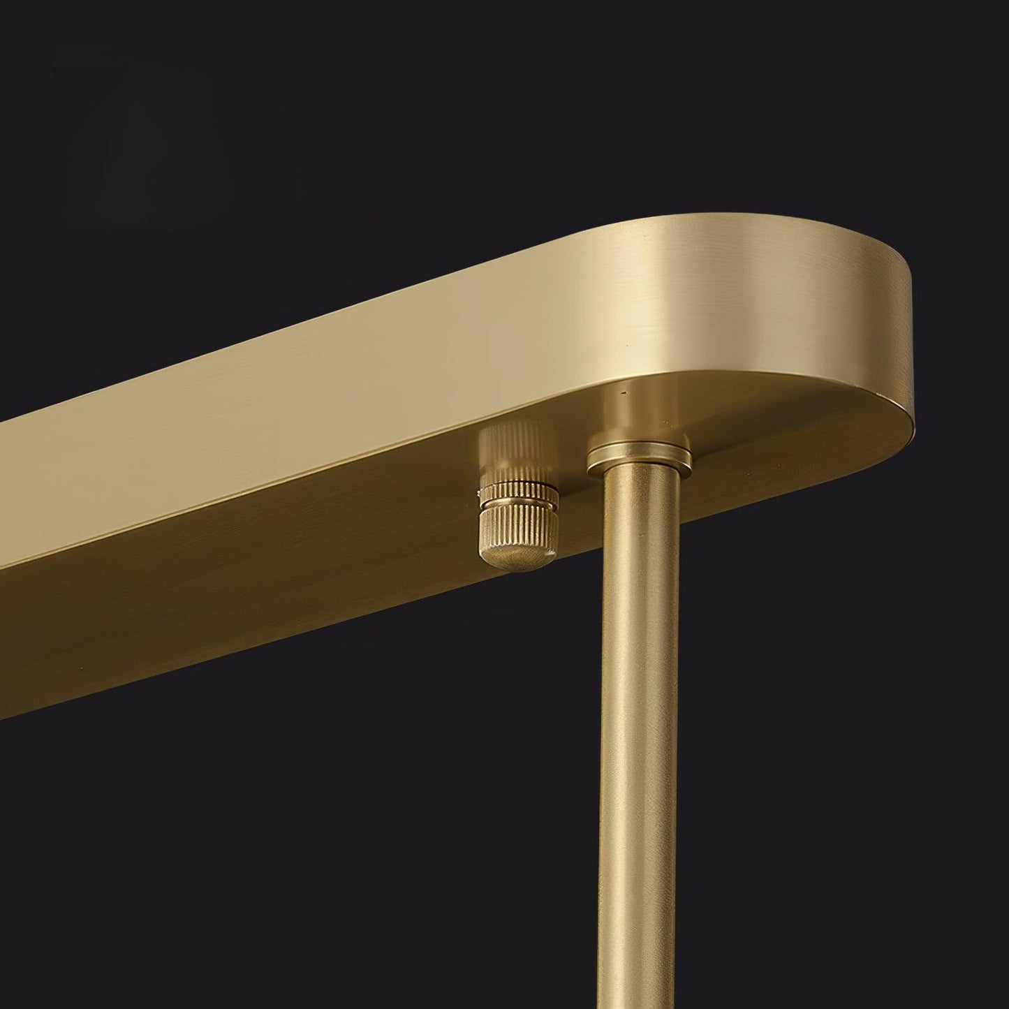 Amelie Brushed Brass & White LED Chandelier – Modern Luxury Lighting