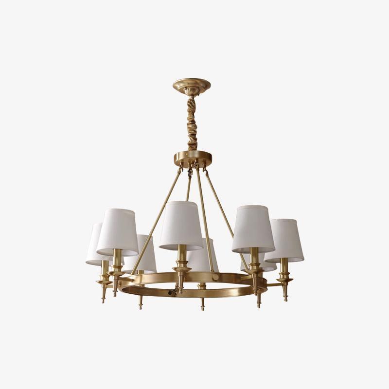 Antique Brass Chandelier - YIOSI