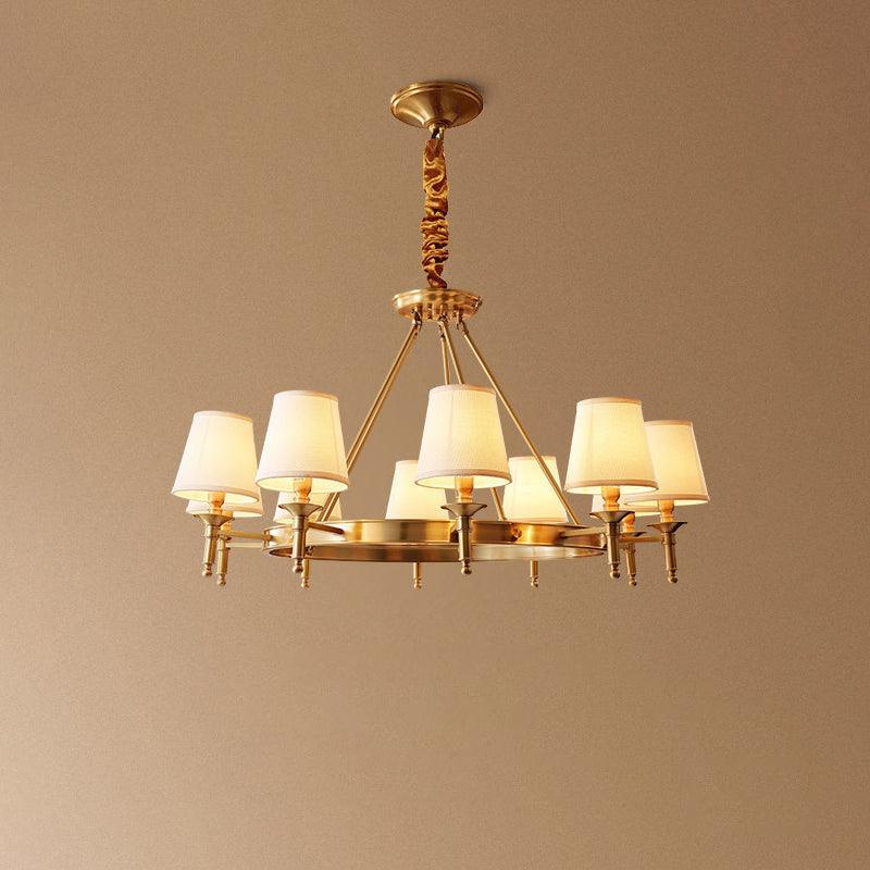 Antique Brass Chandelier - YIOSI
