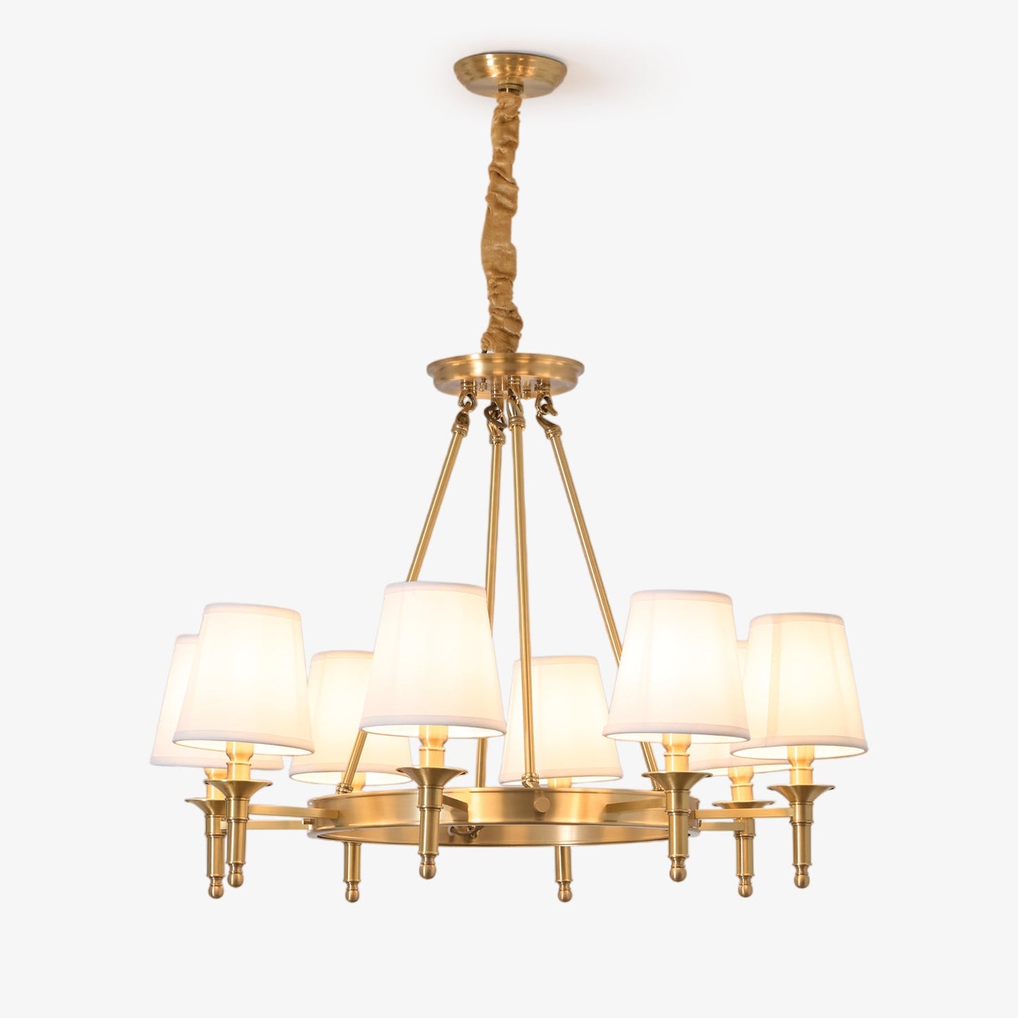 Antique Brass Chandelier - YIOSI