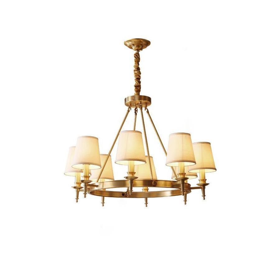 Antique Brass Chandelier - YIOSI