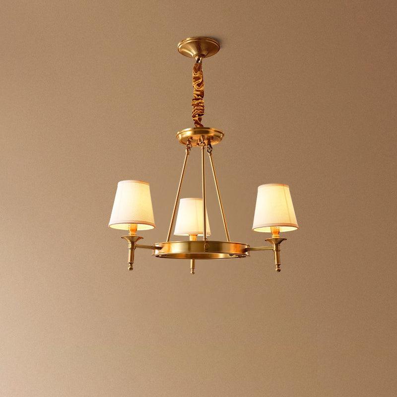 Antique Brass Chandelier - YIOSI
