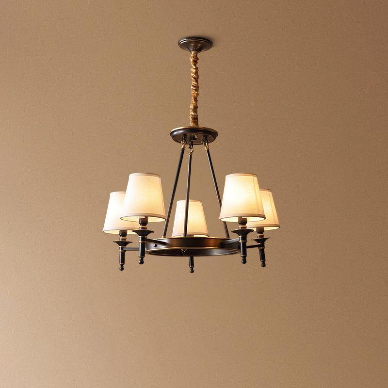 Antique Brass Chandelier - YIOSI