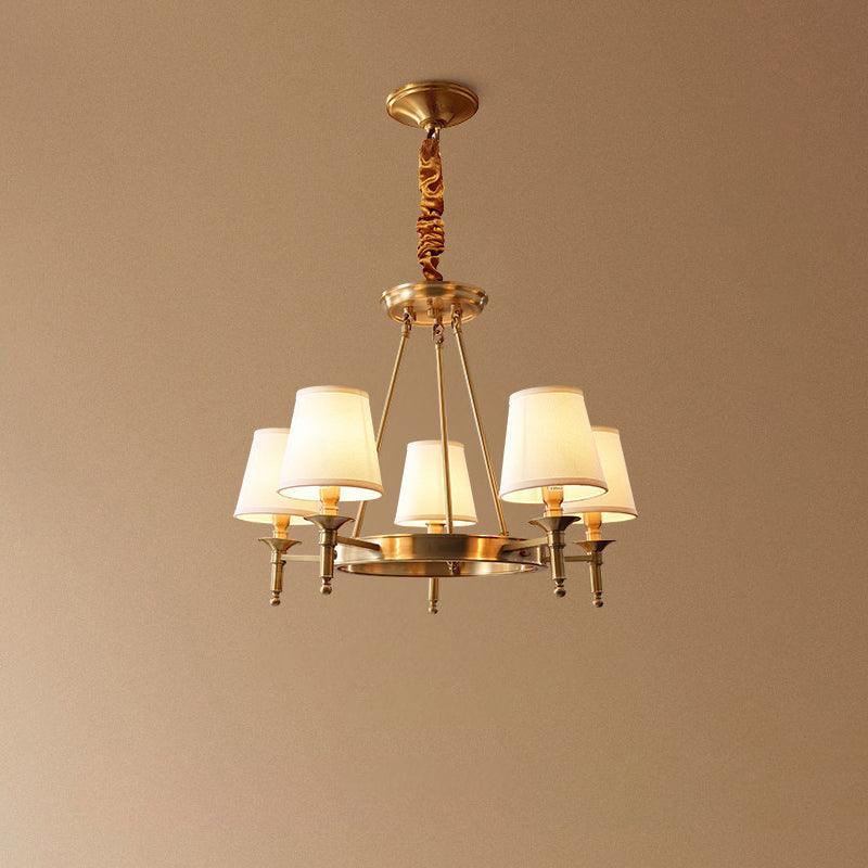 Antique Brass Chandelier - YIOSI