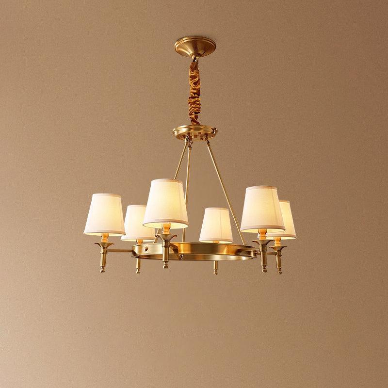 Antique Brass Chandelier - YIOSI