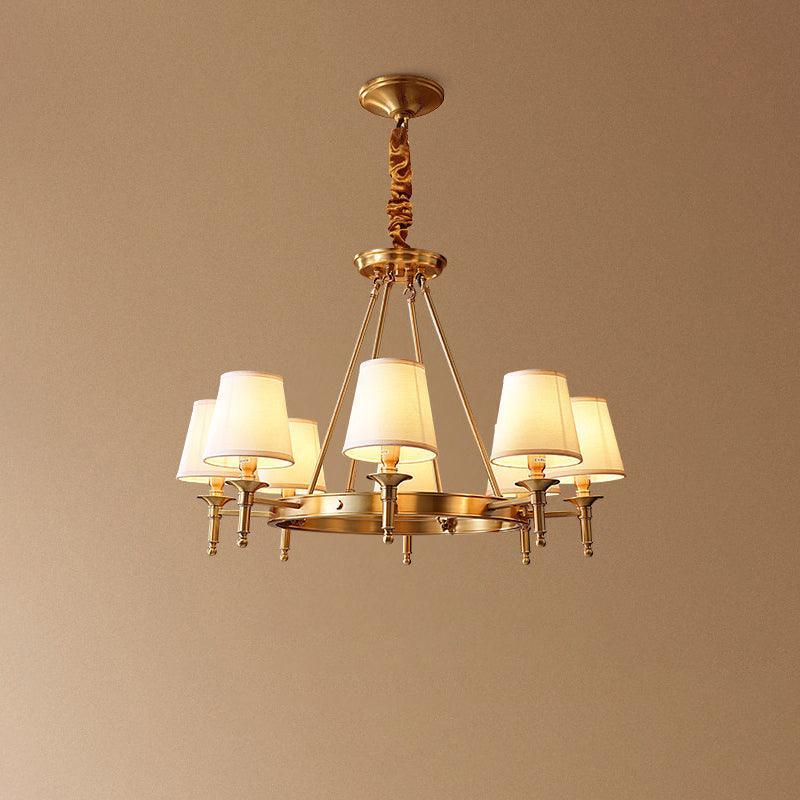 Antique Brass Chandelier - YIOSI