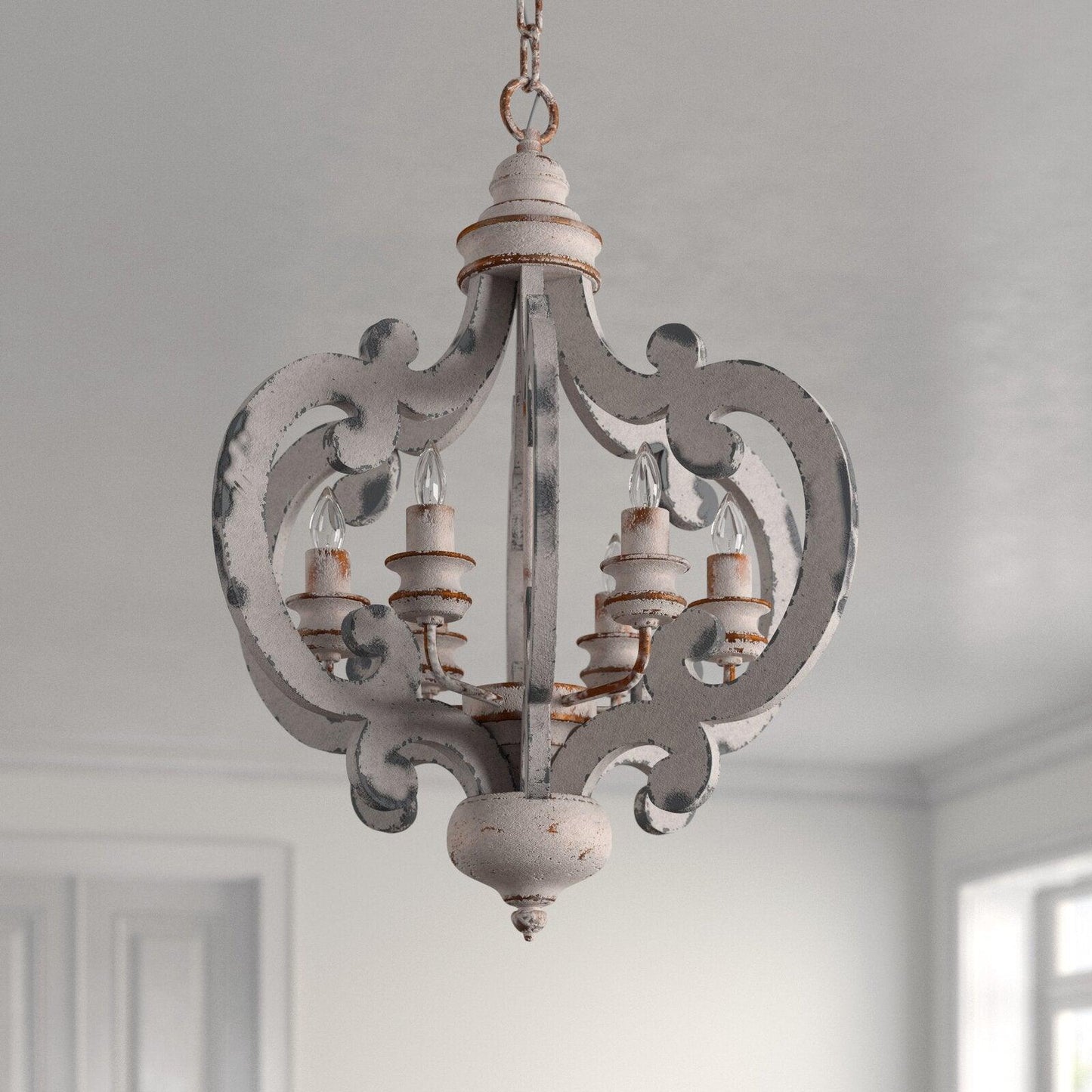 Antique White Style Chandelier - YIOSI