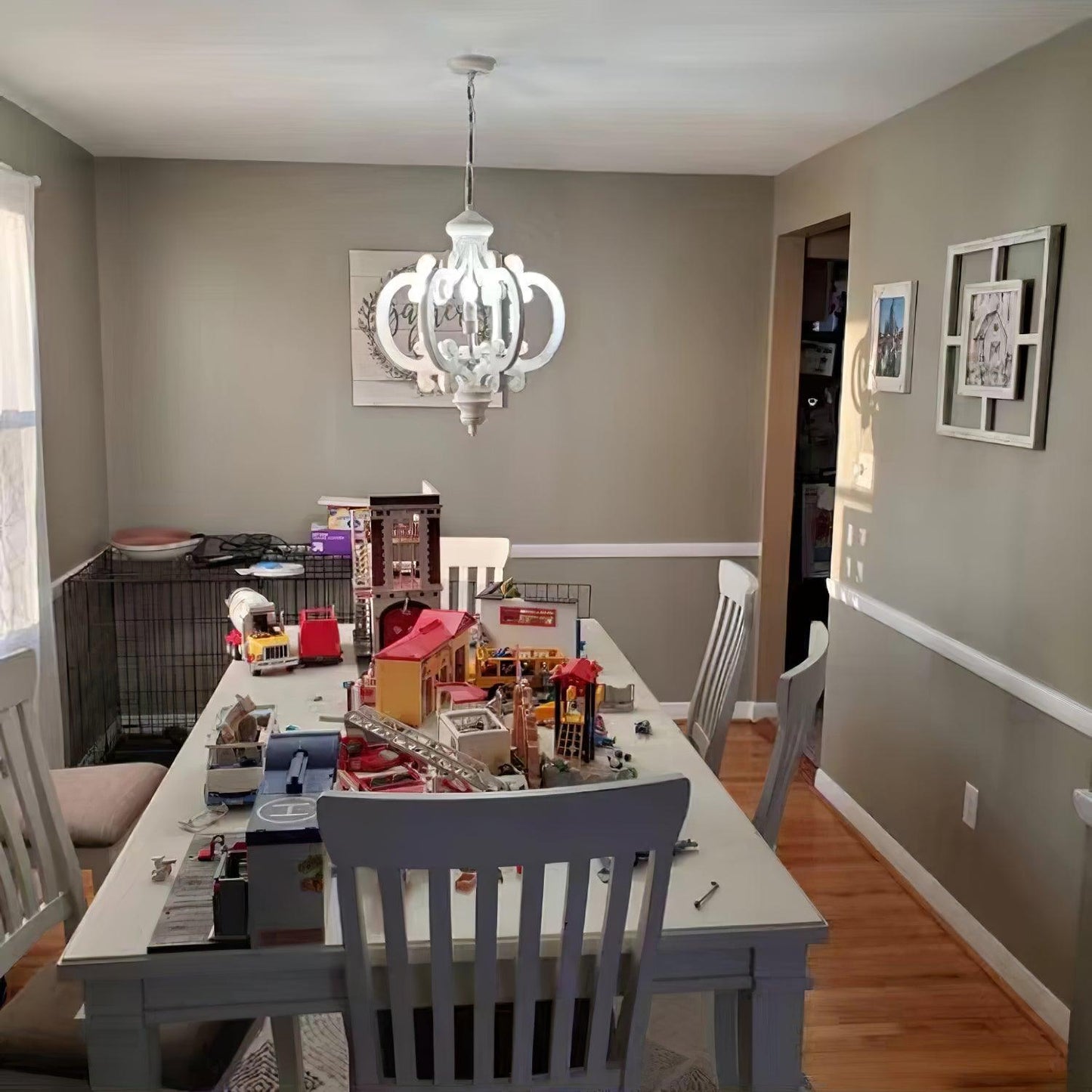 Antique White Style Chandelier - YIOSI