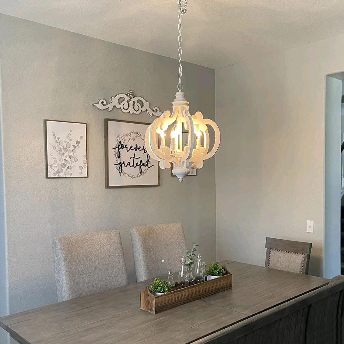 Antique White Style Chandelier - YIOSI