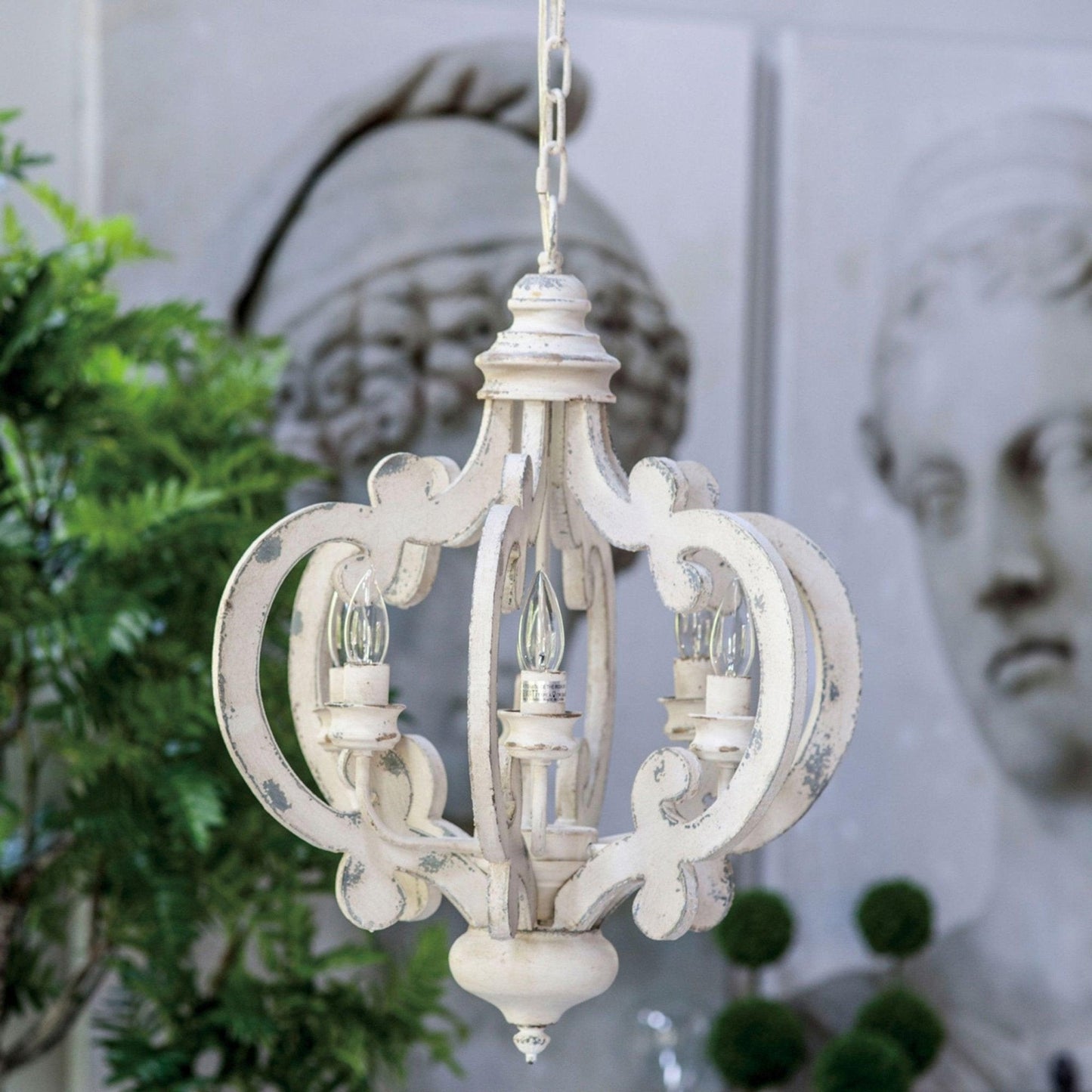 Antique White Style Chandelier - YIOSI