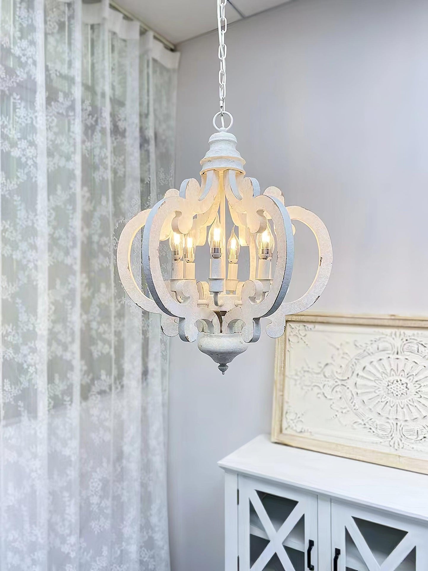 Antique White Style Chandelier - YIOSI