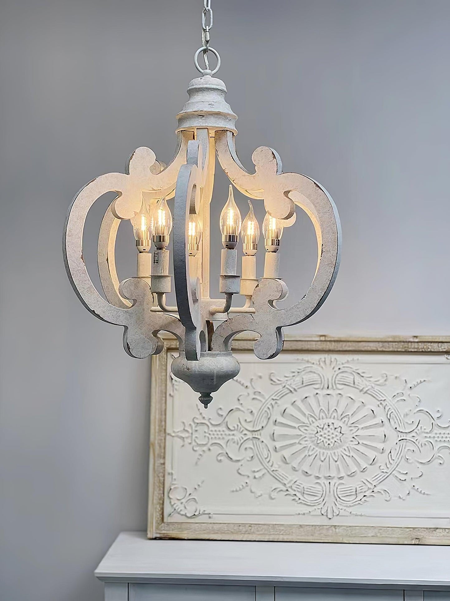 Antique White Style Chandelier - YIOSI